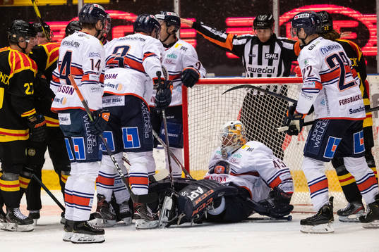 Växjös målvakt Viktor Andrén