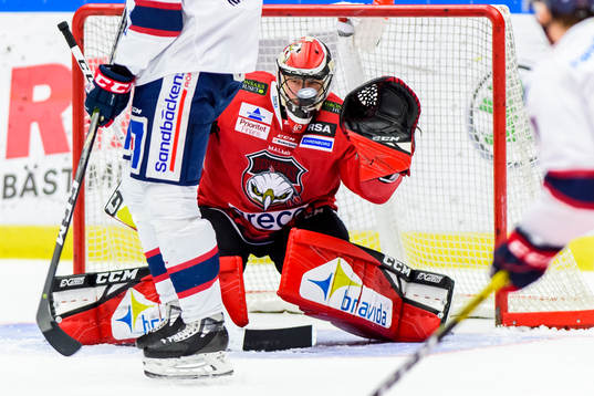Malmö Redhawks målvakt Oscar Alsenfelt