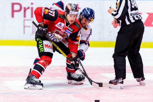 Malmö Redhawks Konstantin Komarek och Linköpings Mikael