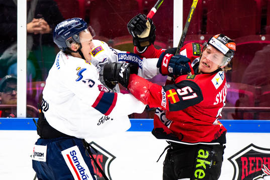 Linköpings William Worge Kreu och Malmö Redhawks Emil