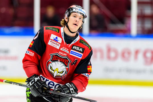 Malmö Redhawks Emil Sylvegård deppar