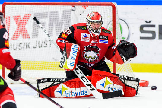 Malmö Redhawks målvakt Oscar Alsenfelt