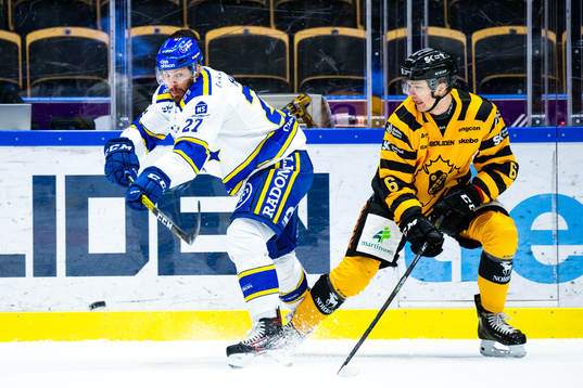 Leksands Marek Hrivik och Skellefteås Filip Berglund