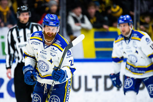 Leksands Mattias Ritola jublar