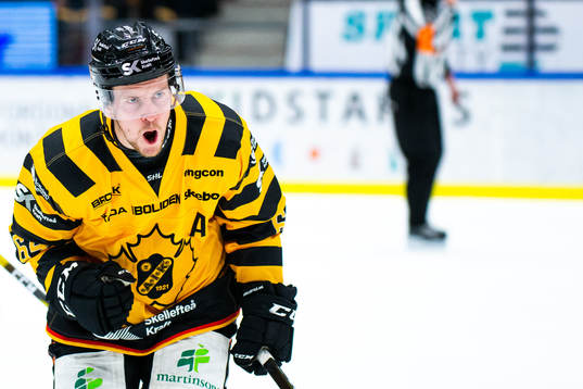 Skellefteås Jonathan Pudas jublar