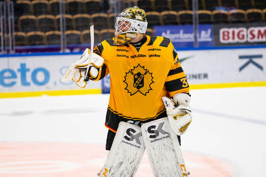 Skellefteås målvakt Gustaf Lindvall