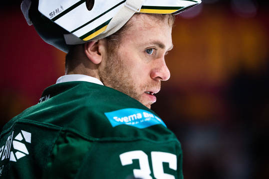 Färjestads målvakt Markus Svensson