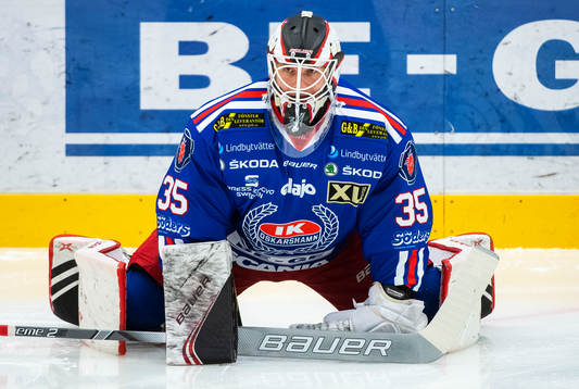 Oskarshamns målvakt Viktor Kokman