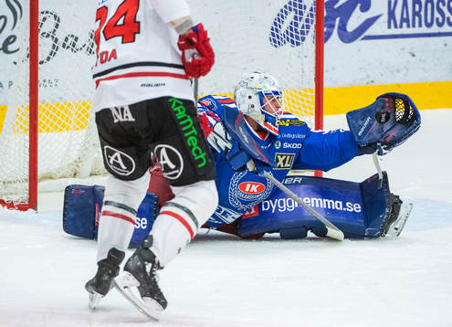 Oskarshamns målvakt Fredrik Pettersson-Wentzel