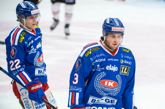 Oskarshamns Pontus Näsén och John Dahlström deppar
