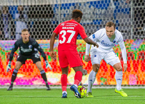 Ibrahim Sadiq (37), FC Nordsjælland and Pierre Bengtsson