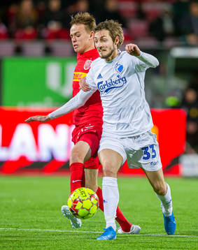 Mikkel Damsgaard (27), FC Nordsjælland and Rasmus Falk