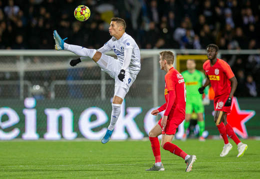 Pieros Sotiriou (9), FC København and Jacob Steen