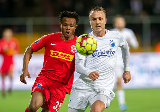 Isaac Atanga (35), FC Nordsjælland and Pierre Bengtsson