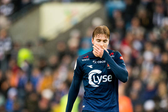 Kristian Thorstvedt of Viking looks dejected