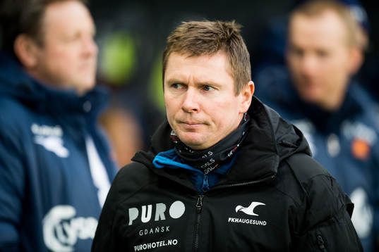 Jostein Grindhaug, head coach of Haugesund