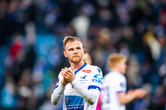 Mikkel Desler of Haugesund looks dejected