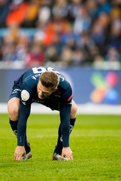 Benjamin Källman of Viking looks dejected