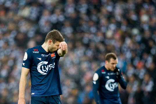 Runar Ullaland Hove of Viking looks dejected