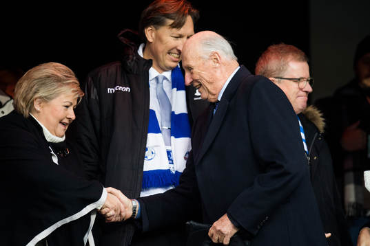 Erna Solberg, Prime Minister of Norway, and H.M. King
