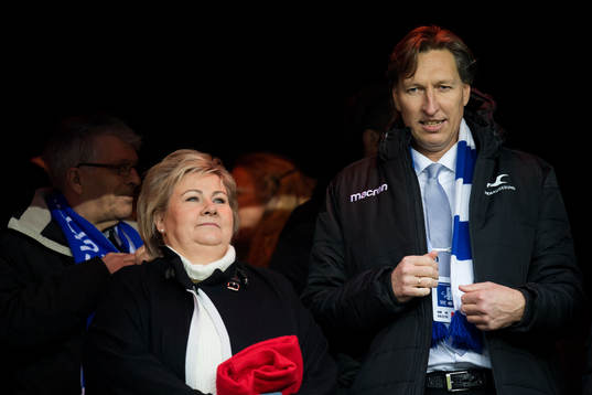 Erna Solberg, Prime Minister of Norway, and Leif Helge
