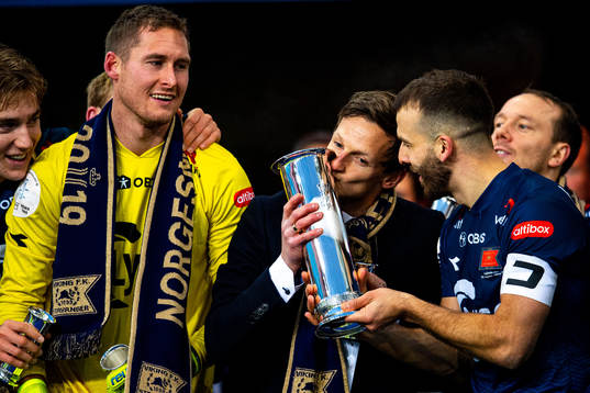 Goalkeeper Iven Austbø, André Danielsen and Zlatko Tripic
