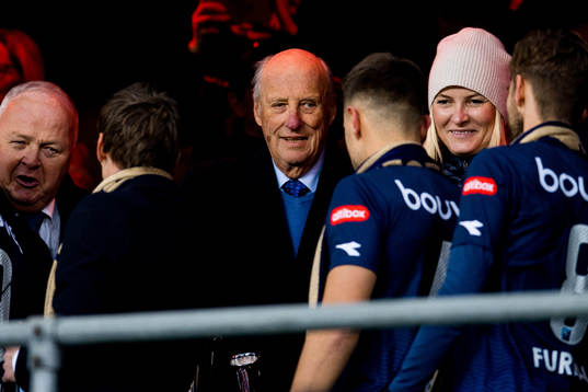King Harald V and Crown Princess Mette-Marit of Norway