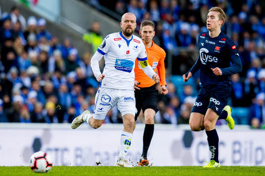 Christian Grindheim of Haugesund and Kristian Thorstvedt of