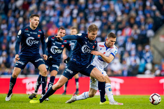 Kristian Thorstvedt of Viking and Sondre Tronstad of