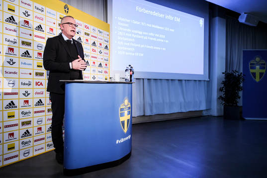 Head coach Janne Andersson of the Swedish national football