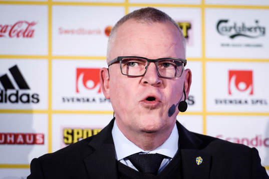 Head coach Janne Andersson of the Swedish national football