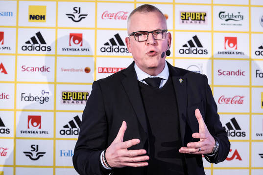 Head coach Janne Andersson of the Swedish national football