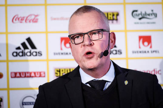Head coach Janne Andersson of the Swedish national football