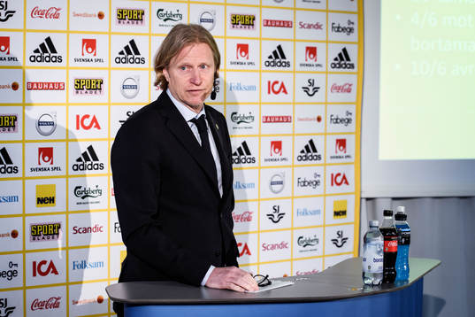 Team manager Stefan Pettersson of the Swedish national