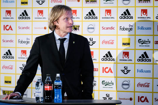 Team manager Stefan Pettersson of the Swedish national