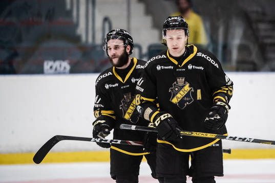 s John Henrion och Robin Jacobsson deppar