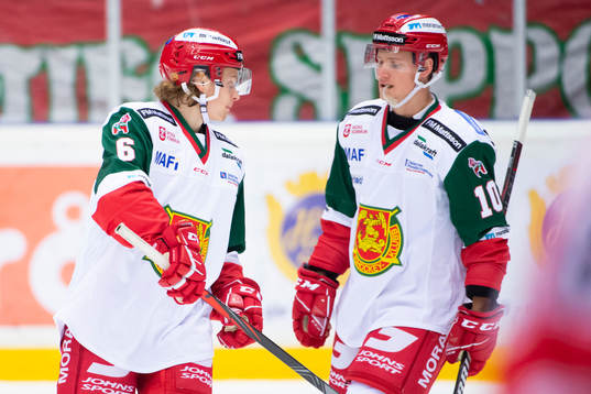 Moras Isak Pantzare och Dustin Gazley