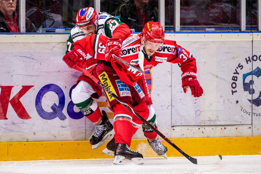 Moras Brant Harris och Modos Tobias Enström