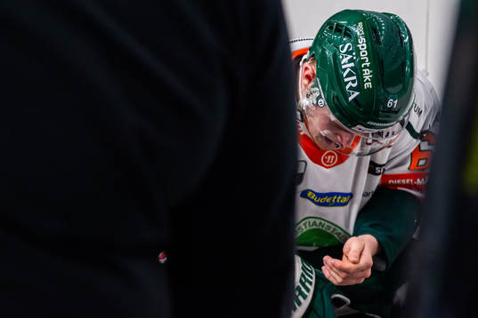 Kristianstads Malte Sjögren har ont