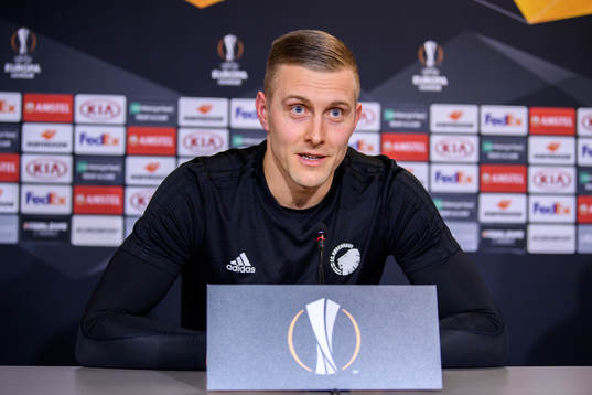Goalkeeper Karl-Johan Johnsson of FC Köpenhamn