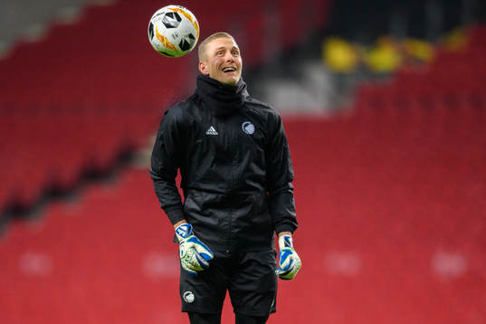 Goalkeeper Karl-Johan Johnsson of FC Köpenhamn