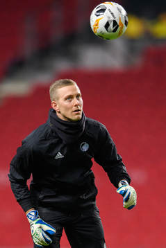 Goalkeeper Karl-Johan Johnsson of FC Köpenhamn
