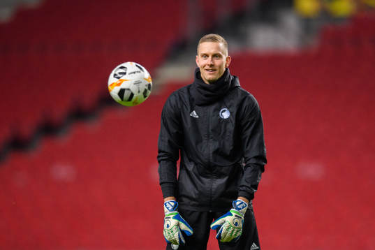 Goalkeeper Karl-Johan Johnsson of FC Köpenhamn