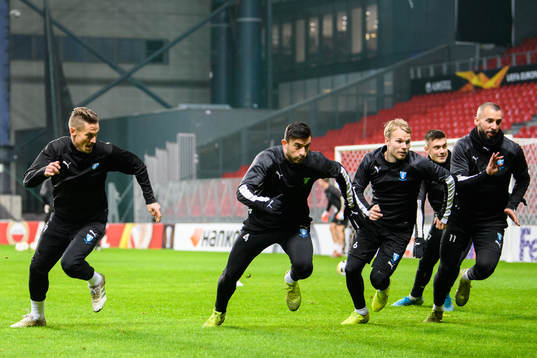Markus Rosenberg, Behrang Safari, Oscar Lewicki and