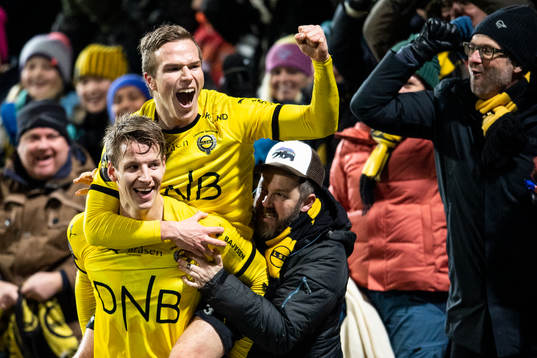 Thomas Lehne Olsen and Simen Kind Mikalsen of Lillestrøm