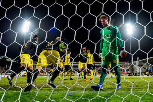 Goalkeeper Marko Maric of Lillestrøm looks dejected