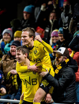 Thomas Lehne Olsen and Simen Kind Mikalsen of Lillestrøm