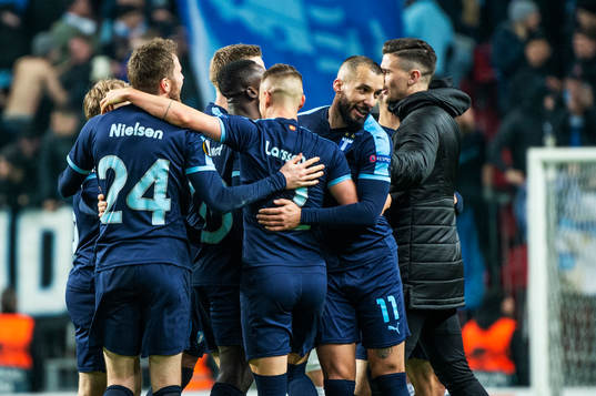 The players of Malmö FF celebrate