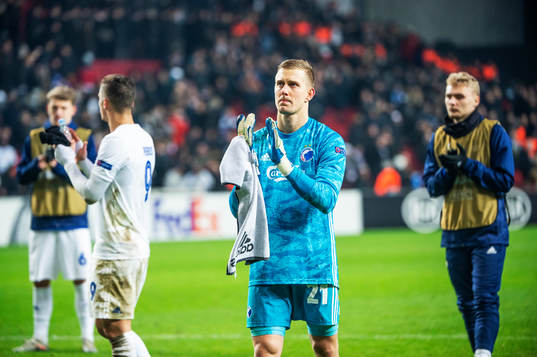 Goalkeeper Karl-Johan Johnsson of FC Köpenhamn