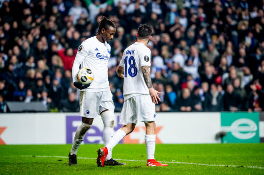 Dame N'Doye and Michael Santos